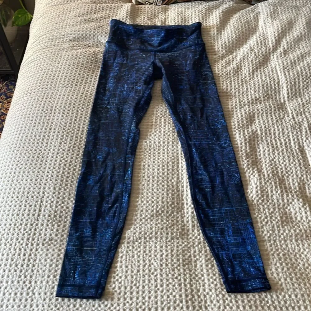 Lululemon Wunder Under High-Rise Tight 28” Size 4 In City Lights Multi s…